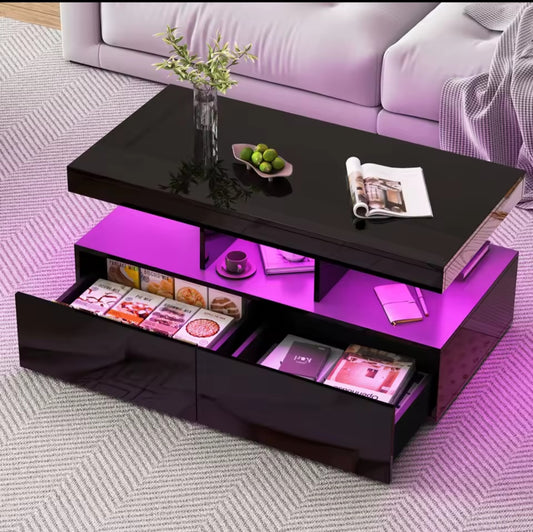 Elegant LED Coffee Table