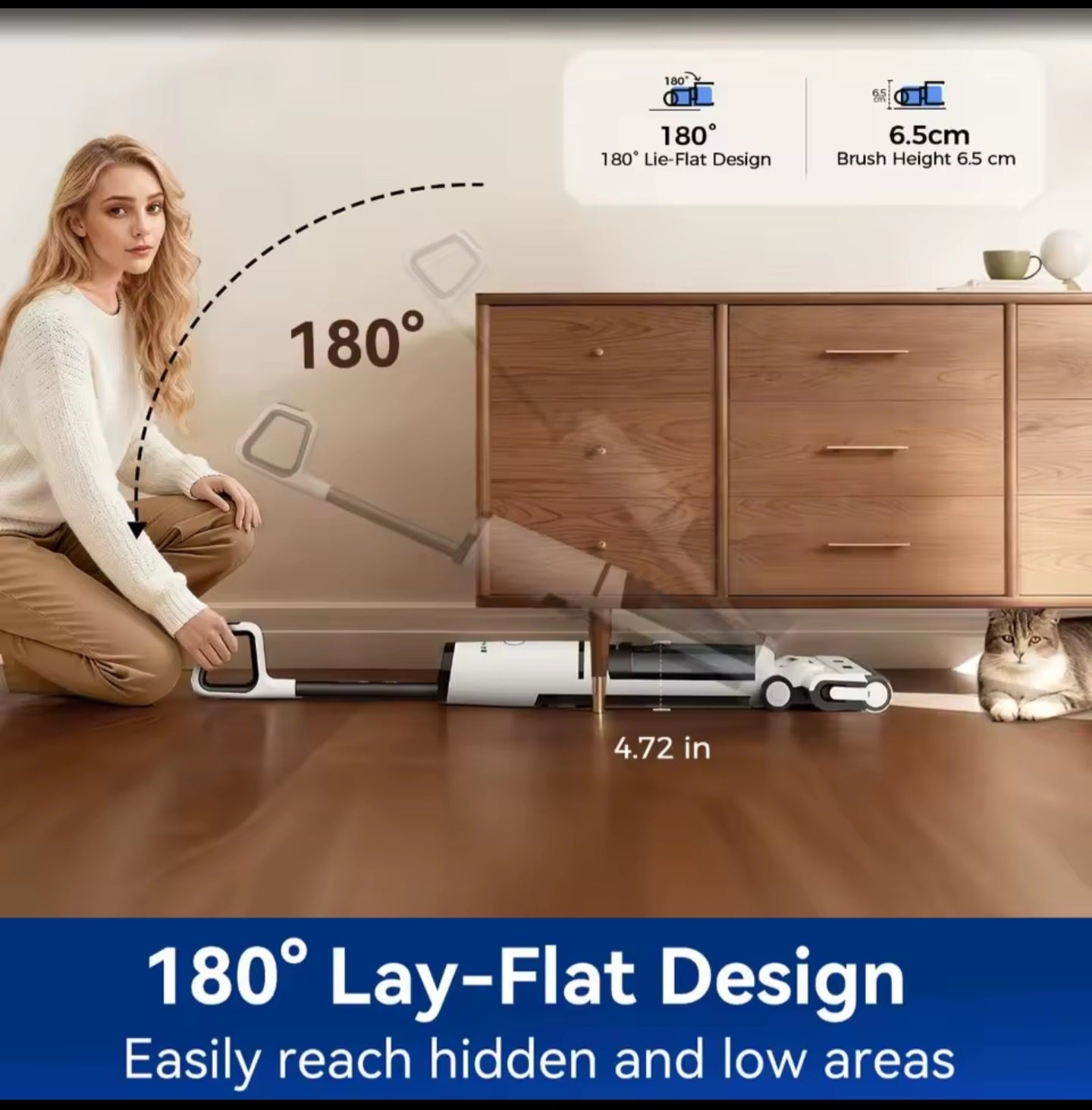 Redroad W15 Pro Smart Cordless Vacuum Cleaner