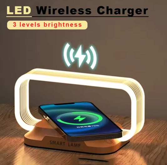GlowCharge LED Wireless Charger Lamp