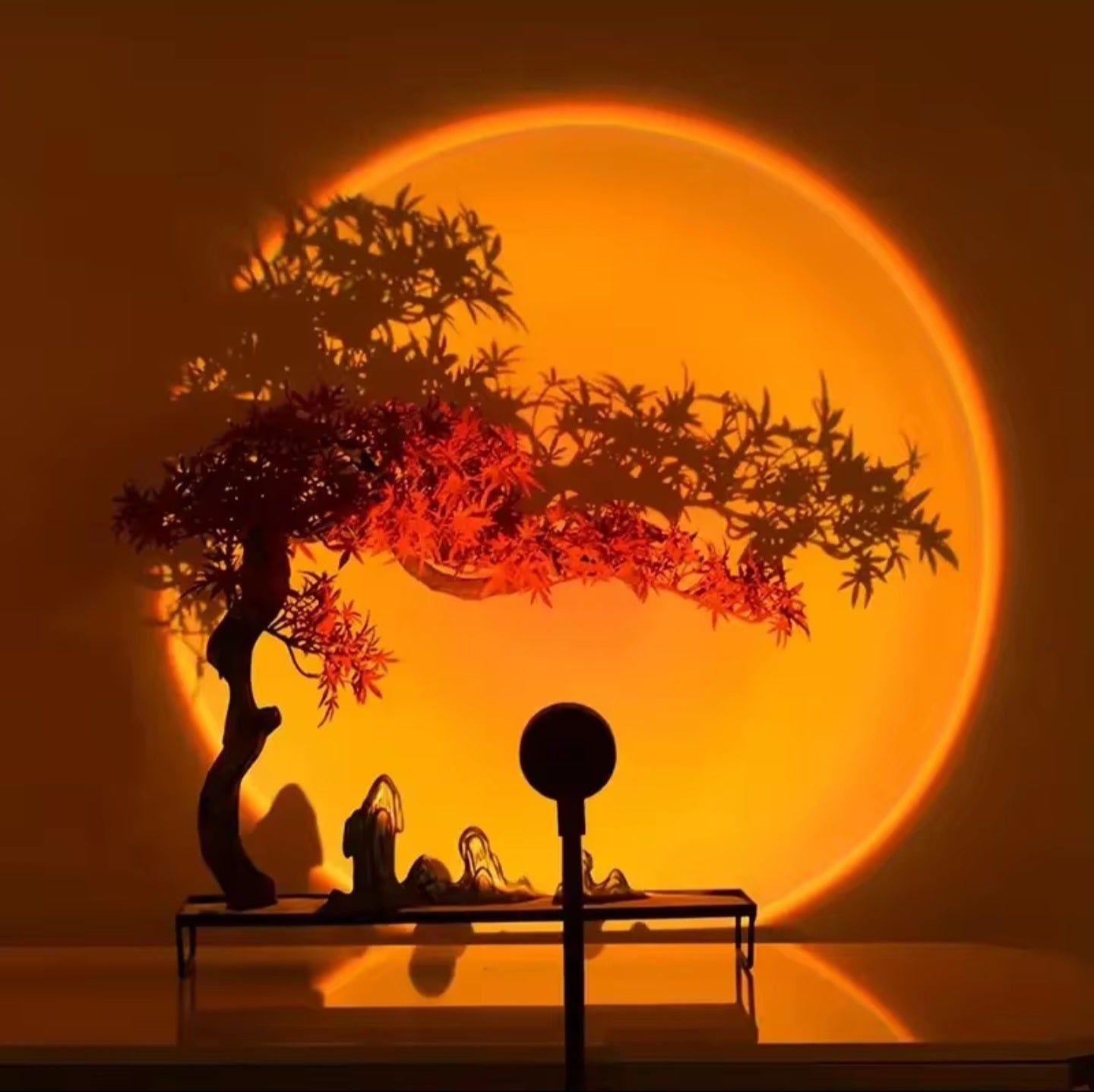 Sunset Projection Lamp – 16 Colors LED Room Light