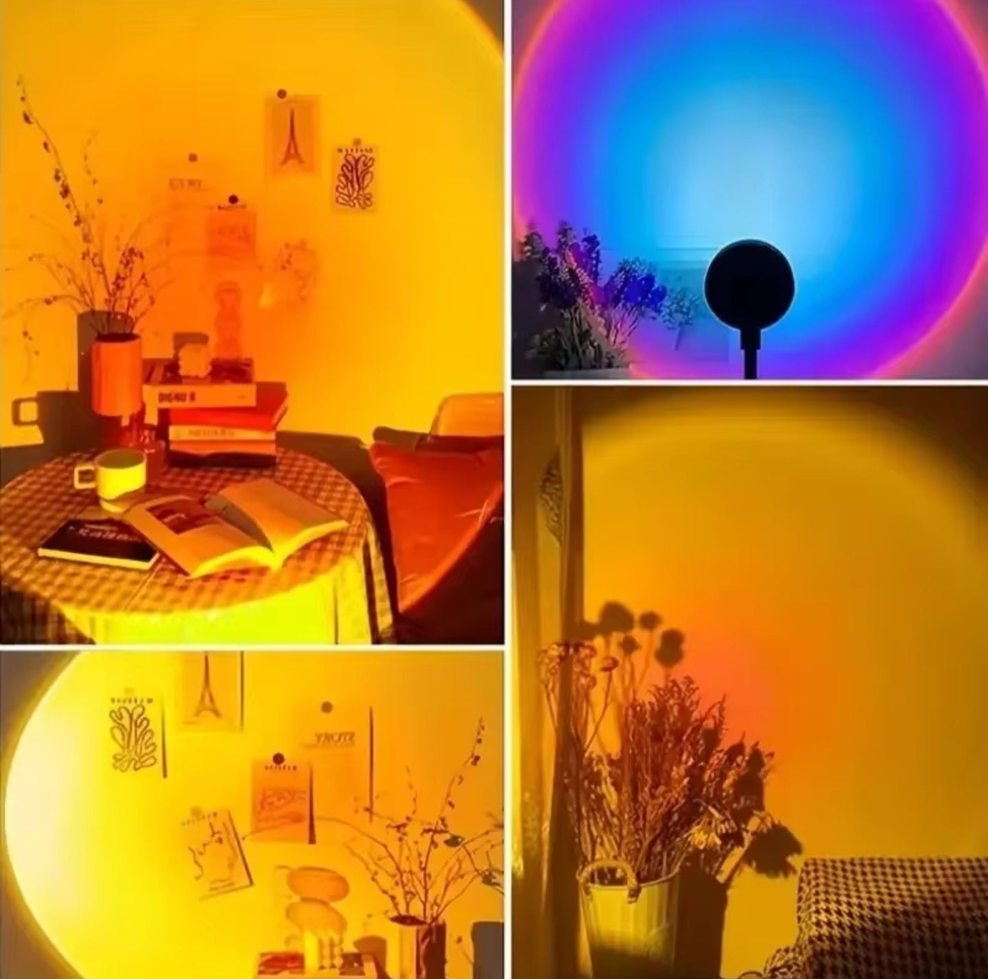 Sunset Projection Lamp – 16 Colors LED Room Light