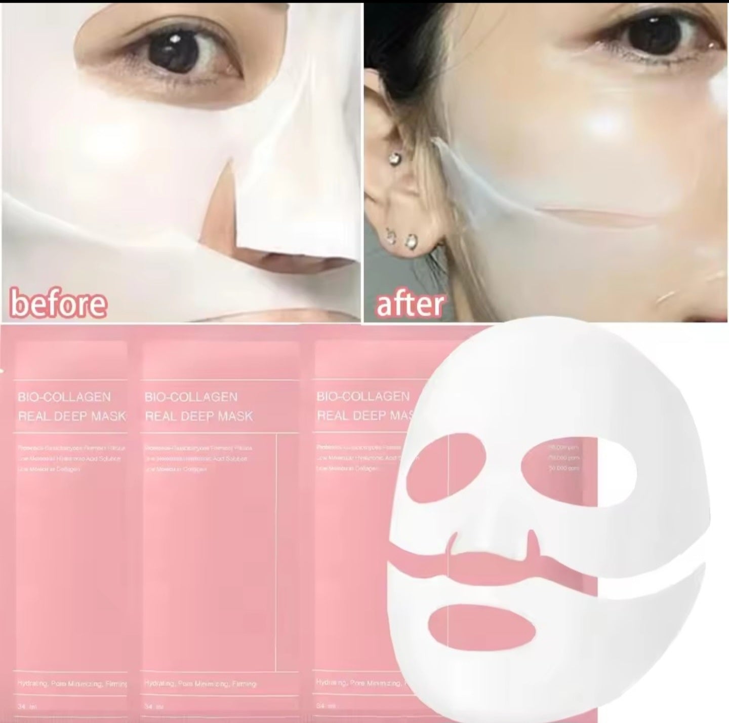 ✨ Bio-Collagen Real Deep Mask – Für strahlende und gepflegte Haut ✨