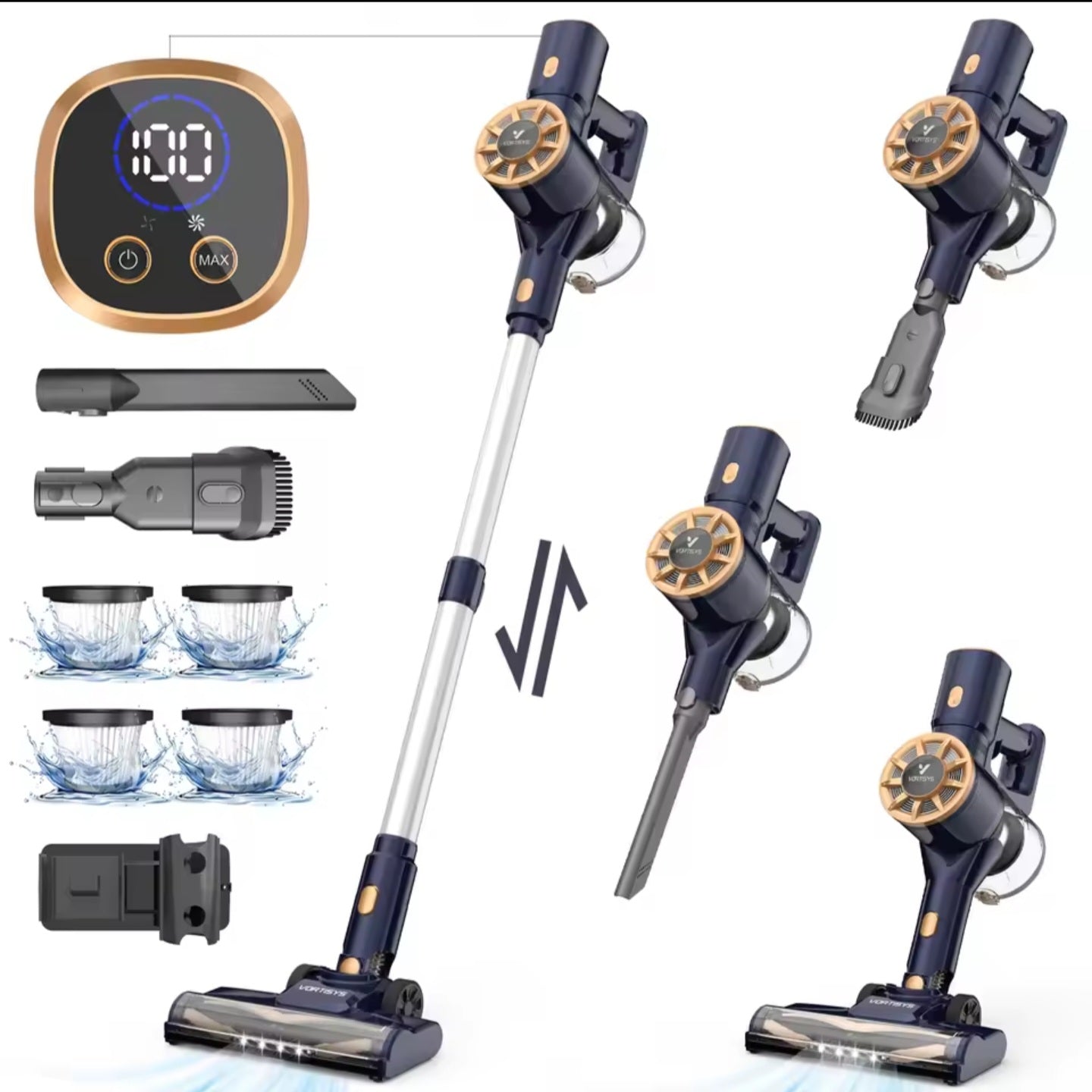 PowerClean N9 Cordless Vacuum Cleaner – Powerful 55KPA Suction